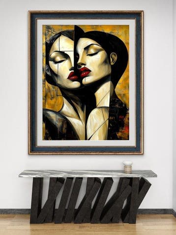 Mrs Art Prime - The Alter Ego in Gustav Klimt Style