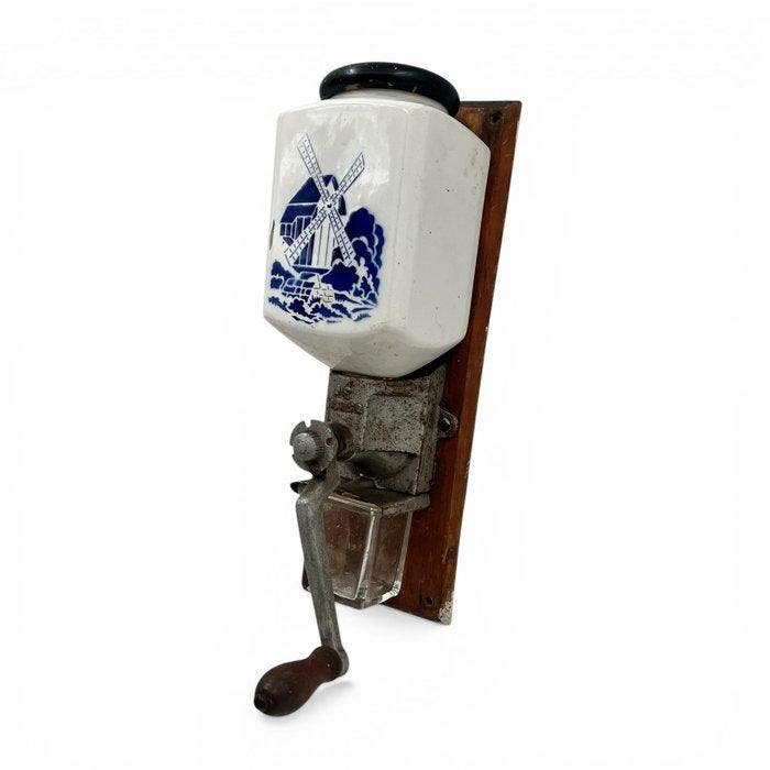 Armin Trösser AS - Koffiemolen - Hout, Metaal, Glas,, Antiek en Kunst, Antiek | Keukengerei