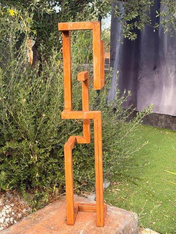 Ana Lucia B.M - Sculpture Corten - XXL - NO Reserve