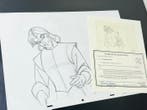 Walt Disney - Animatietekening John Smith Ondertekend door, Collections
