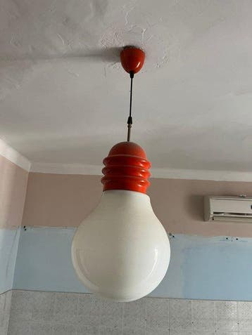 Lampe à suspendre - Verre, Métal - Original