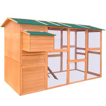 vidaXL Kippenhok 295x163x170 cm hout, Verzenden, Nieuw