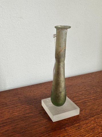 Oud-Romeins, Keizerrijk Glas Unguentarium, Balsamarium - 11, Antiek en Kunst