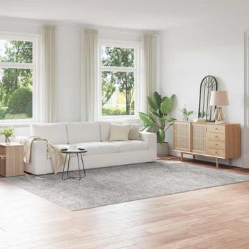 vidaXL Antislip Shaggy Tapijt Grijs 240 x 340 cm PP, Verzenden, Nieuw