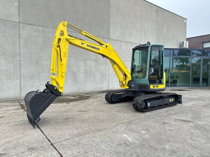 Veiling: Midigraafmachine Yanmar VIO55-5B Diesel 2012, Articles professionnels, Machines & Construction | Grues & Excavatrices