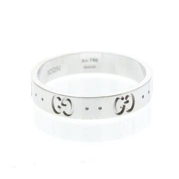 Gucci - Bague - 18 carats Or blanc, Bijoux, Sacs & Beauté, Bagues