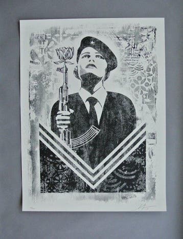 Shepard Fairey (OBEY) (1970) - Peace Guard - Stencil Series