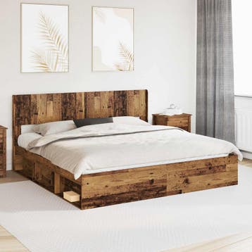vidaXL Hoofdbord Oud hout PB, Verzenden, Nieuw