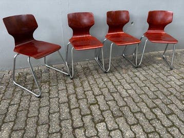 Flototto - Elmar Flototto - Stoel (4) - schelpstoel - Hout,