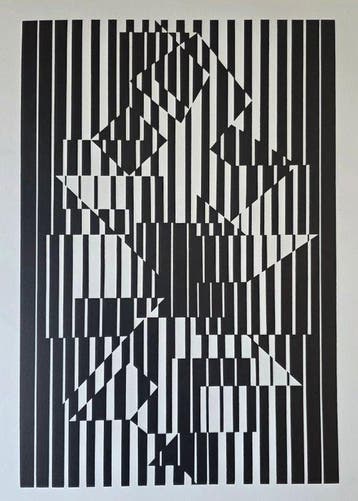 Victor Vasarely (1906-1997) - Ilava, 1956 - tirage rare et