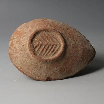 Islamitisch Terracotta Olielamp, Type Rosenthal &Sivan K,