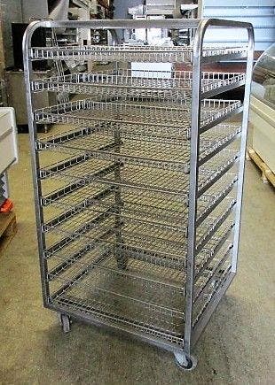 RVS Brood afkoelwagen, Regaalwagen 76cm, Zakelijke goederen, Horeca | Keukenapparatuur, Nieuw in verpakking