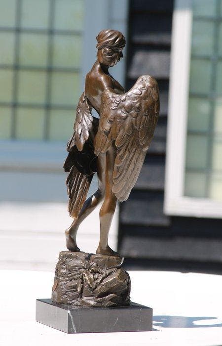 a. gilbert - Sculpture, icarus - 41 cm - Bronze, Antiek en Kunst, Kunst | Designobjecten