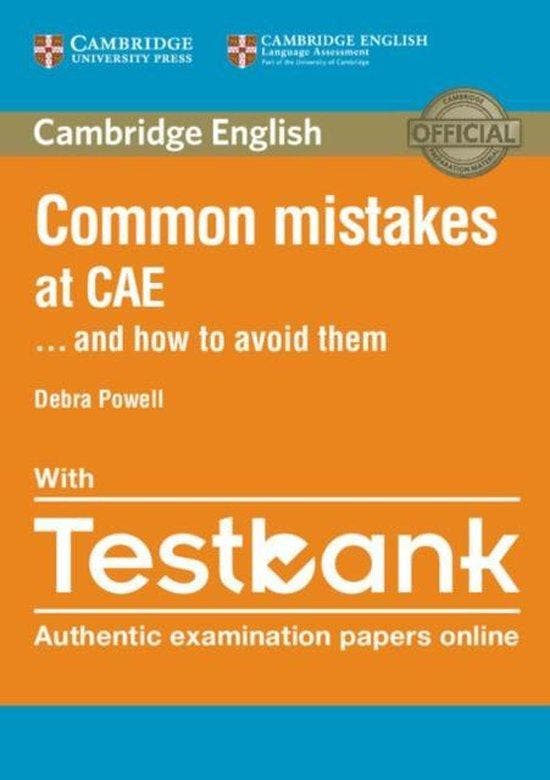 Common Mistakes at CAE... and How to Avoid Them Paperback, Livres, Langue | Anglais, Envoi