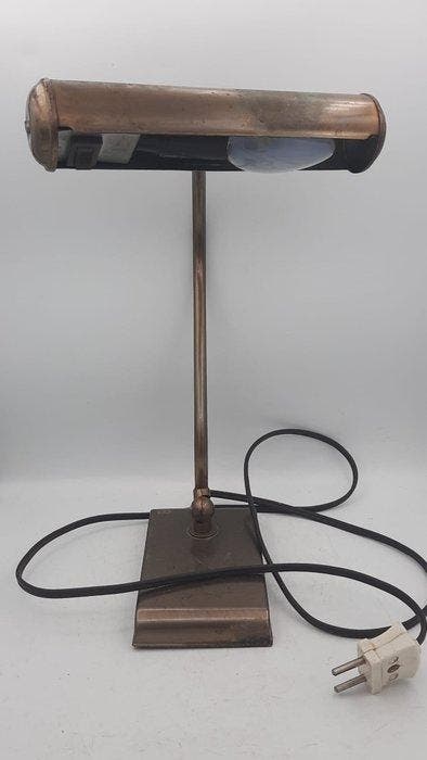 Lamp - Metaal - Bureaulamp - Piano Lamp, Antiquités & Art, Antiquités | Éclairage