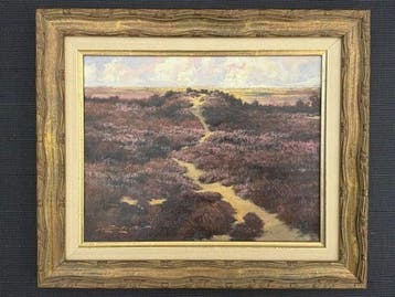 Jacques Van Rooten (XX) - Heather in bloom on the Kalmthout