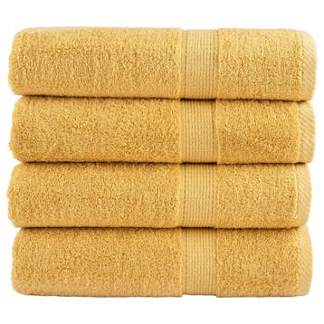 vidaXL Badhanddoeken SOLUND 4 st 600 g/m² 100x150 cm, Verzenden, Nieuw