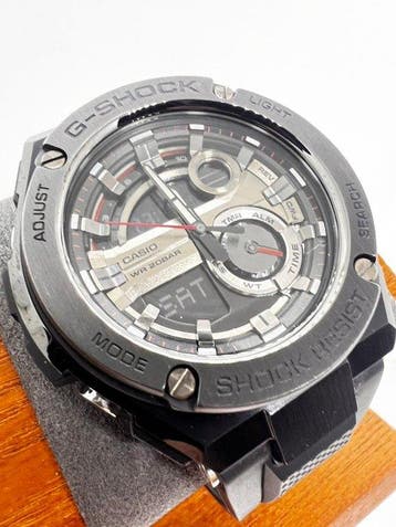 Casio - G-SHOCK G-STEEL Layered Bezel – All Black - Zonder, Nieuw