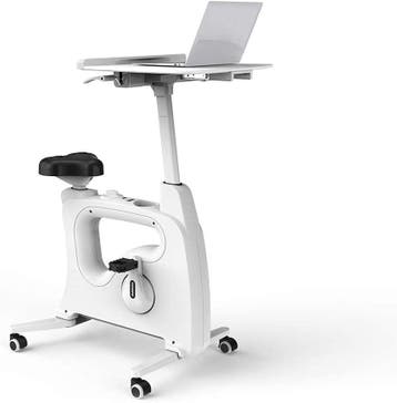 Stoelfiets - Bureaufiets - Bewegingstrainer - Wit - V9W-PLUS, Sport en Fitness, Verzenden, Nieuw