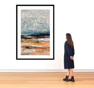 Dam Domido - Ciel de traîne - NO RESERVE - 120 x 80 cm