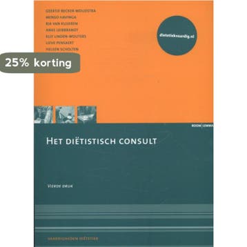 Het dietistisch consult 9789059318274, Boeken, Verzenden, Gelezen, Geertje Becker-Woudstra