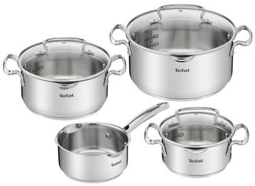 Tefal Duetto+ Pannenset 4-delig — zo goed als nieuw, Verzenden