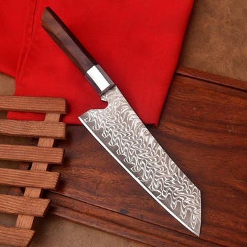 RELIC & EDGE - Keukenmes - Chefs knife - S3 - Staal, Hout -