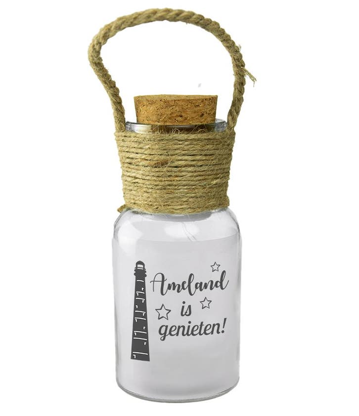 Sfeerlampje Ameland 14cm, Hobby en Vrije tijd, Feestartikelen, Nieuw, Verzenden