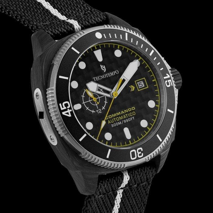 Tecnotempo - Commando - Forged Carbon & Titanium -, Bijoux, Sacs & Beauté, Montres | Hommes