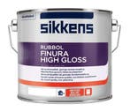 Sikkens Rubbol Finura High Gloss - 2,5L Wit 2.5L, Doe-het-zelf en Bouw, Verf, Beits en Lak, Verzenden, Nieuw, Wit
