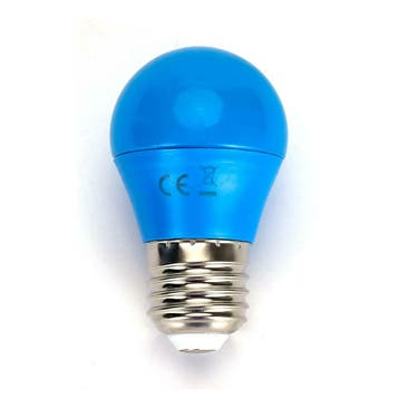 LED Lamp E27 4W | Blauw - Exclusief stekker, Tuin en Terras, Verzenden, Nieuw, Overige materialen