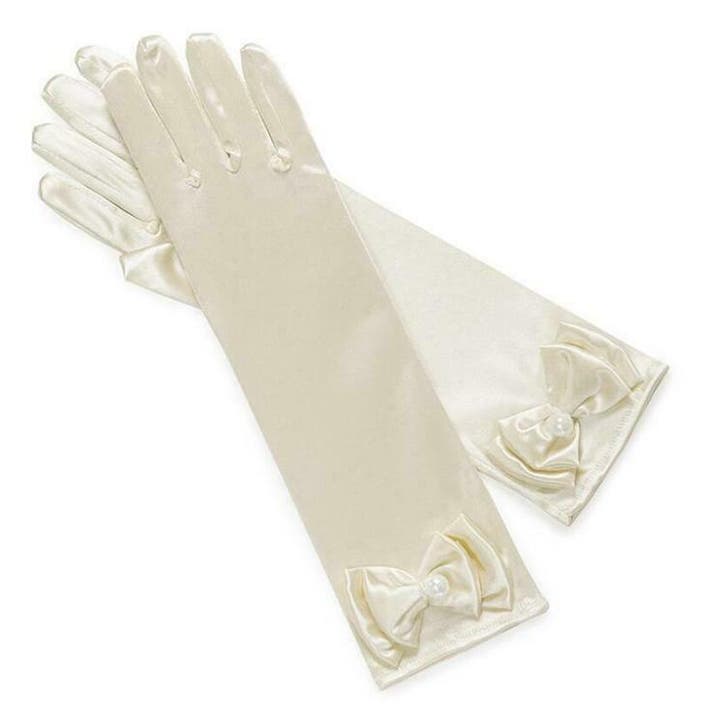 Prinsessenjurk - Handschoenen met strik - Gebroken wit - Kle, Enfants & Bébés, Costumes de carnaval & Déguisements, Envoi