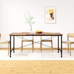 vidaXL Eettafel 180 cm massief gerecycled hout, Huis en Inrichting, Tafels | Eettafels, Verzenden, Nieuw