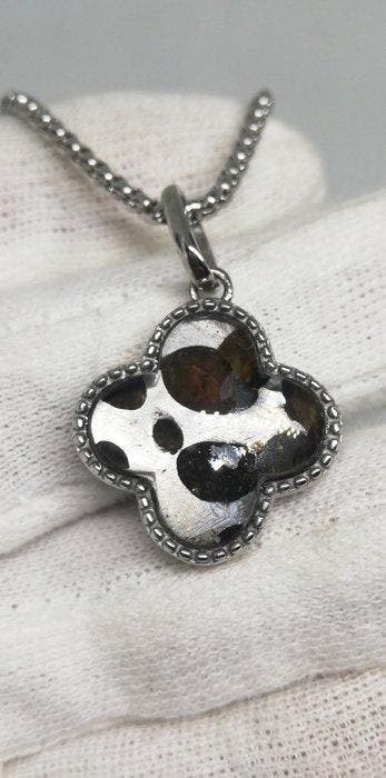 Pendentif météorite Brenham. Météorite de pierre-fer - 7.3 g, Collections