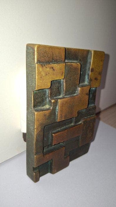 Poignée - Alpan - 1960-1970 - Poignée de porte en bronze, Antiquités & Art, Curiosités & Brocante