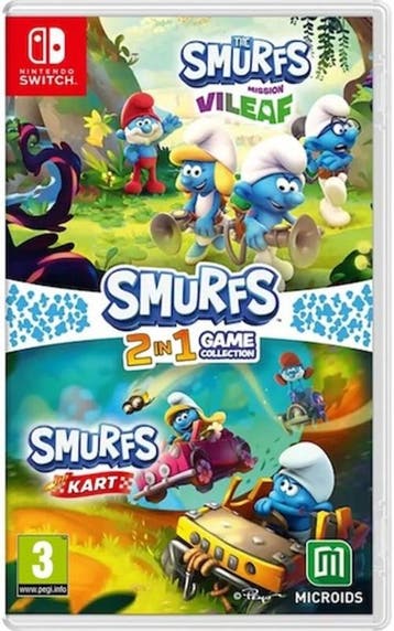 De Smurfen - 2 in 1 Game Collection (Nieuw) (Switch Games), Games en Spelcomputers, Ophalen of Verzenden, Nieuw