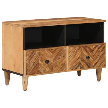 vidaXL Opbergkasten Bruin 70 x 33,5 x 46 cm Massief Mango, Verzenden