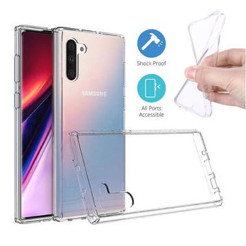 Samsung Galaxy Note 10 Transparant Clear Case Cover Silicone, Verzenden, Nieuw