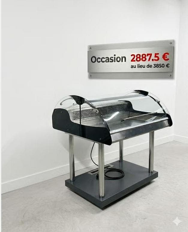 Frigo vitrine mobile inox vitre bombées horeca professionnel, Articles professionnels, Horeca | Food, Viande