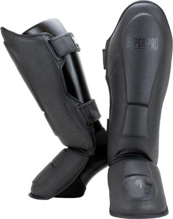 Super Pro Combat Gear Lederen Scheenbeschermer Guardian, Verzenden