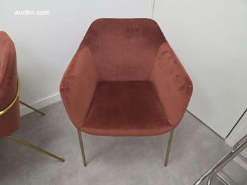 (6x) Velvet bijzetstoelen MAISONS DU MONDE