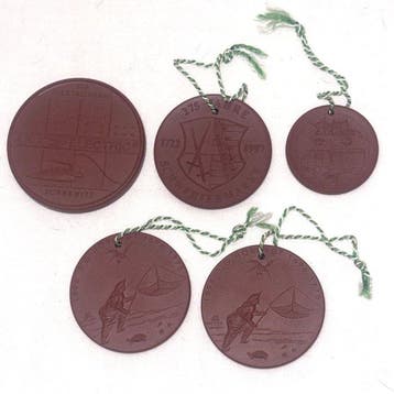 Meissen - Meissen-Verzameling van 5 gedenkplaketten /, Antiek en Kunst