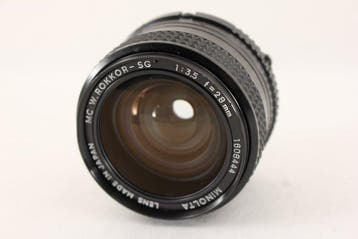 Minolta MC W.Rokkor-SG 3,5/28mm with Kenko Teleplus MC7 2X, Nieuw