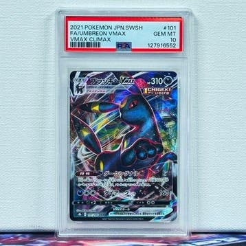 Pokémon Graded card - FA/UMBREON VMAX #101 - Pokémon - PSA, Nieuw