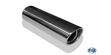 FOX Laspijp type 33 88x74 mm / lengte: 300 mm - ovaal / opge, Verzenden, Nieuw