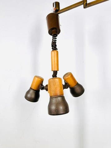Temde - Plafonnier - Suspension à trois lampes réglable -, Antiek en Kunst