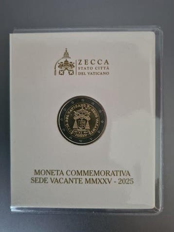 Vaticaan. 2 Euro 2025 Sede Vacante (Zonder minimumprijs)