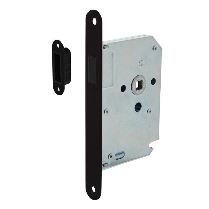 Woningbouw magneet loopslot zwart - voor binnendeur, Doe-het-zelf en Bouw, Hang- en Sluitwerk, Slot, Nieuw, Overige materialen