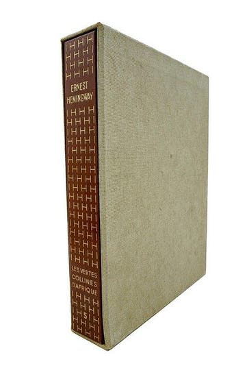 Ernest Hemingway / Luc Simon - Les Vertes Collines dAfrique, Antiek en Kunst