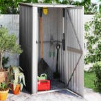 vidaXL Tuinschuur 118,5x97x209,5 cm gegalvaniseerd staal, Tuin en Terras, Verzenden, Nieuw